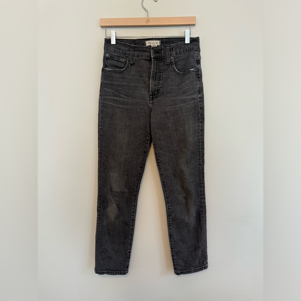Madewell Perfect vintage crop jeans, worn black